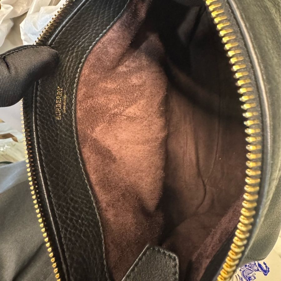 🔥Burberry 騎士包 Knight Bag Black Small-18
