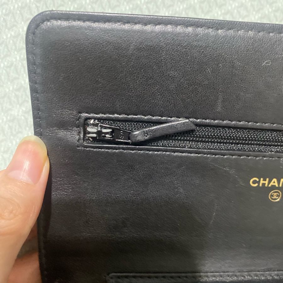 Chanel woc 小羊皮金扣 氣質款 香奈兒woc-10