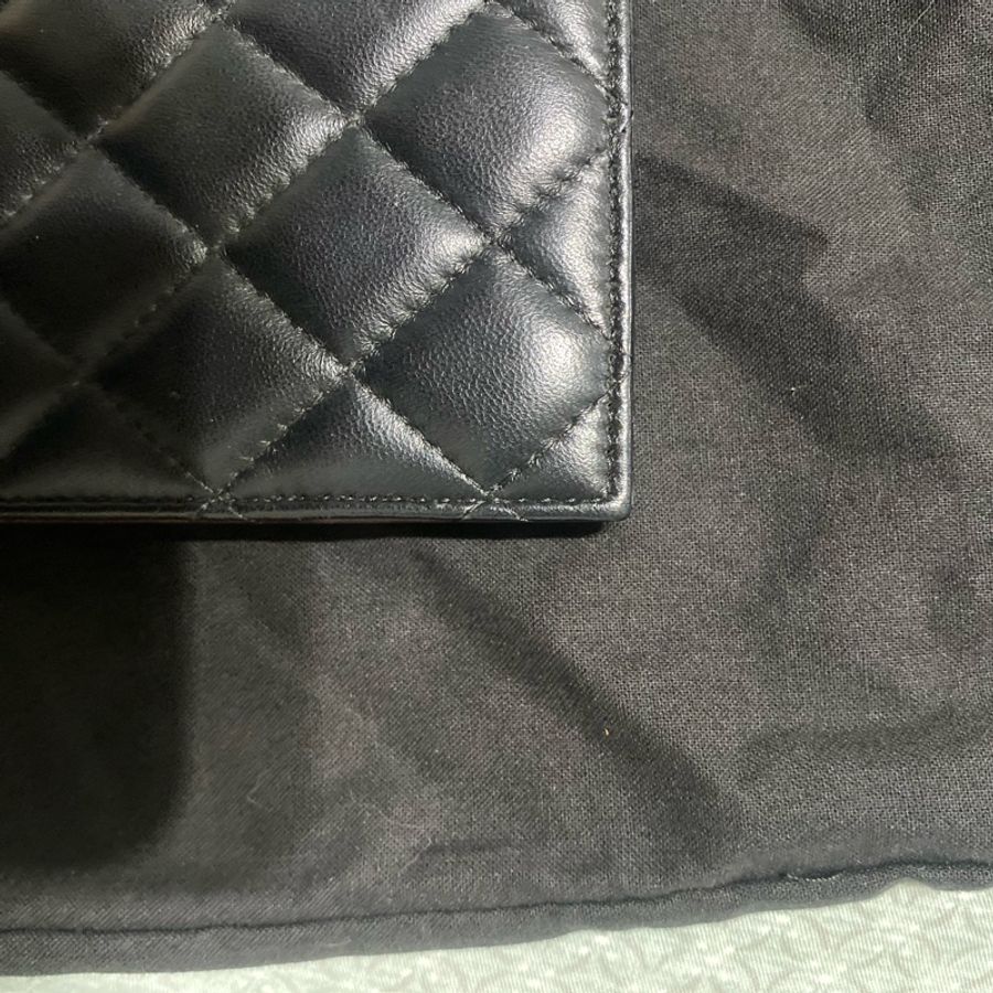 Chanel 護照夾 小羊皮/銀-9