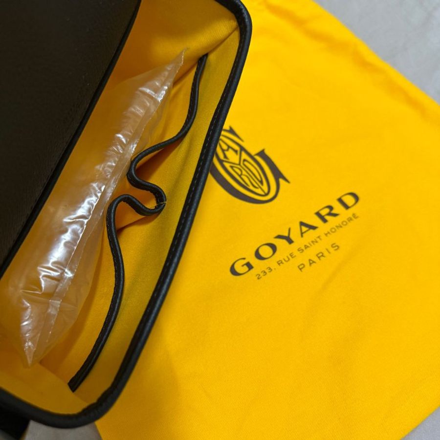 【全新正品】Goyard Belvedere 3 PM Noir 經典黑 信差斜背包|附防塵袋+購物袋|稀有現貨-12