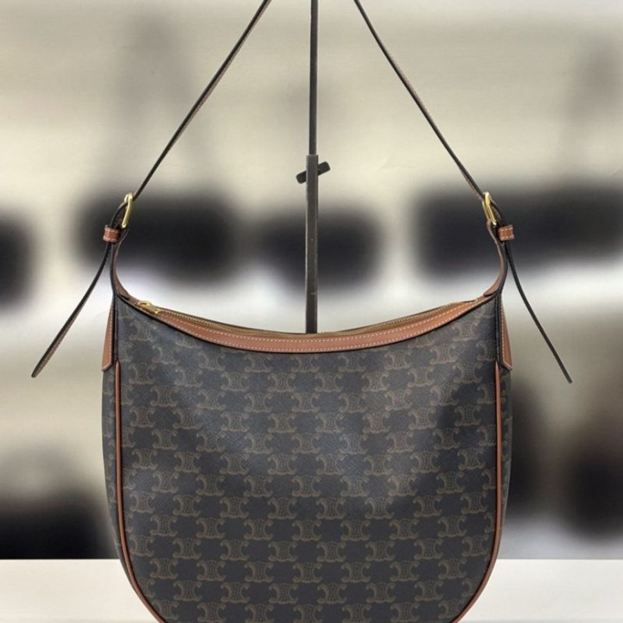🎉新品好折扣✨Celine114712 Heloise 標誌老花中款肩背包-7