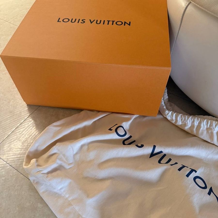 (9成9新)LV LOUIS VUITTON Keepall Bandoulière 35 旅行 手拿 肩背包-24