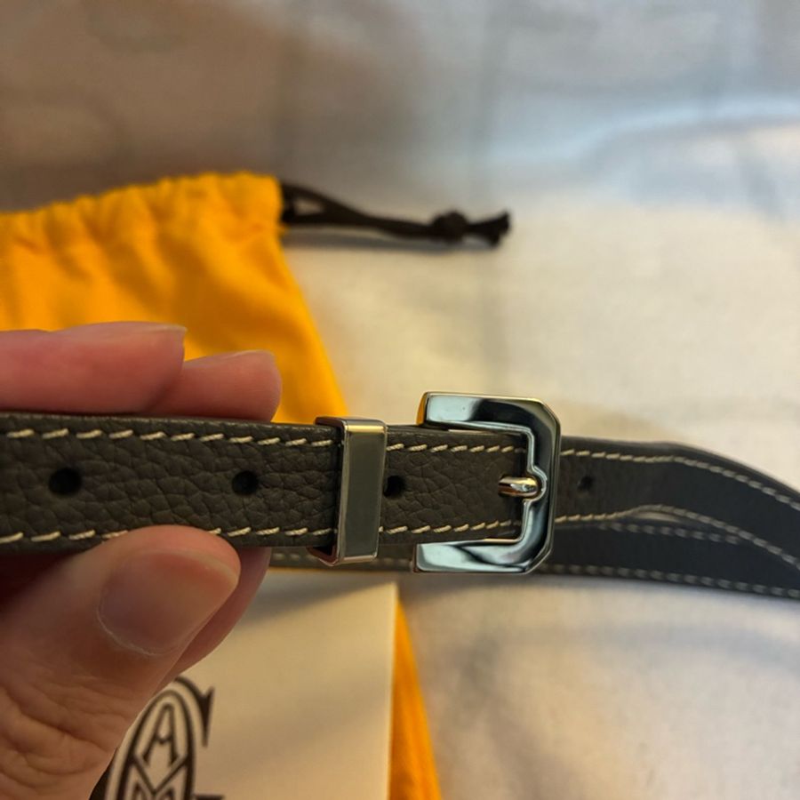 GOYARD 郵差包Belvedere PM 灰-6
