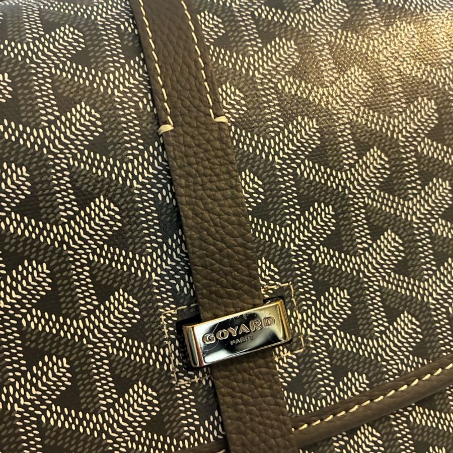 GOYARD 郵差包Belvedere PM 灰-10