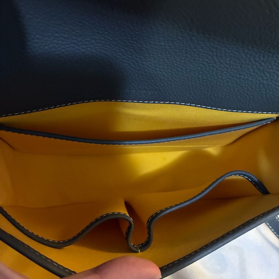 GOYARD 郵差包Belvedere PM 灰-11