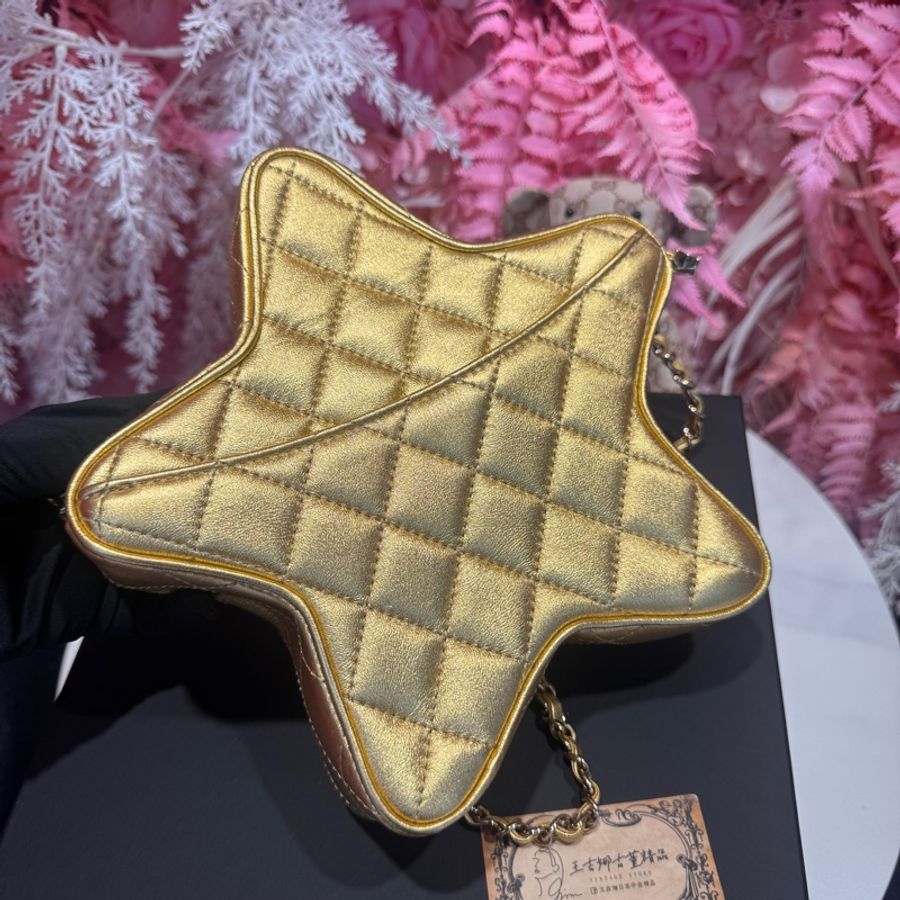 Chanel 星星斜背包/限量款/王吉娜古董精品-3