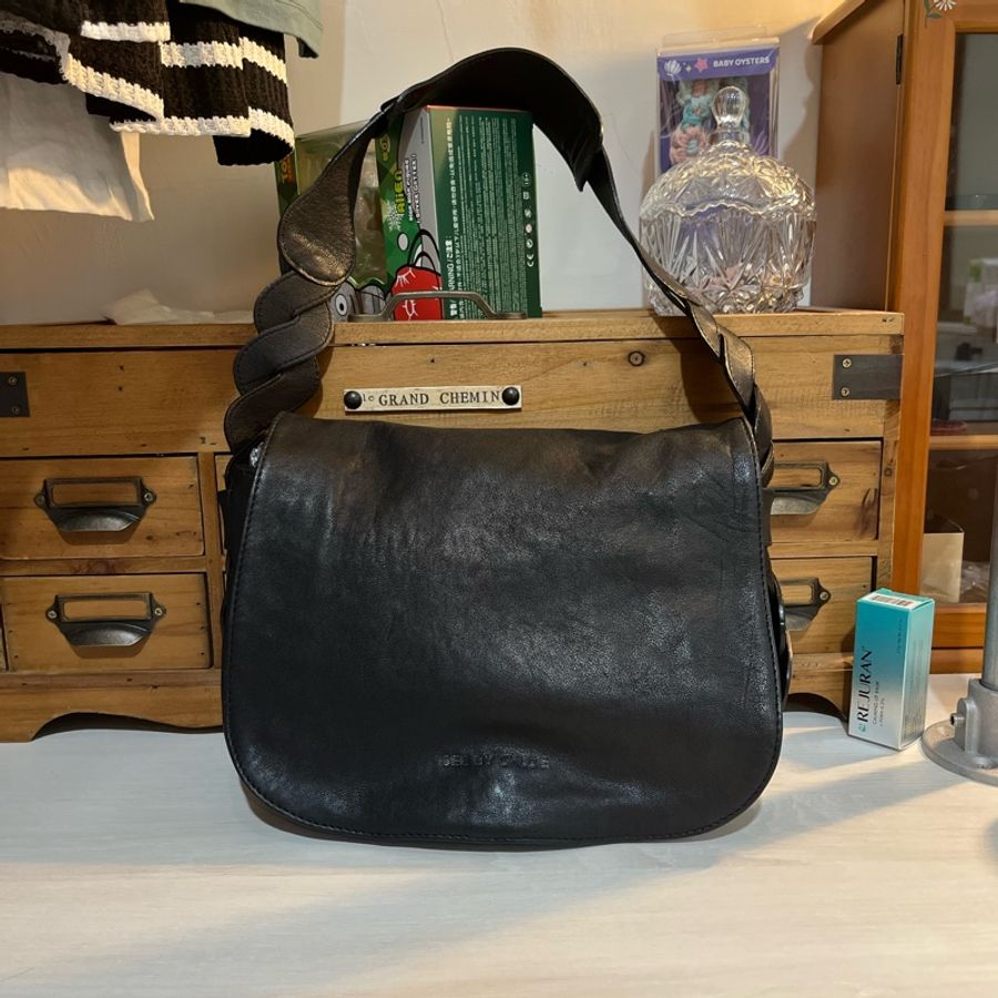 SEE BY CHLOE 70% 綿羊皮 + 30% 牛皮 肩背包 手提包-0