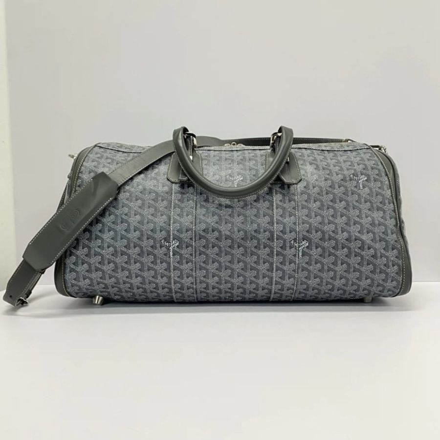 GOYARD Boston老花手提斜背旅行袋 50*30*25 98新配件購證-5