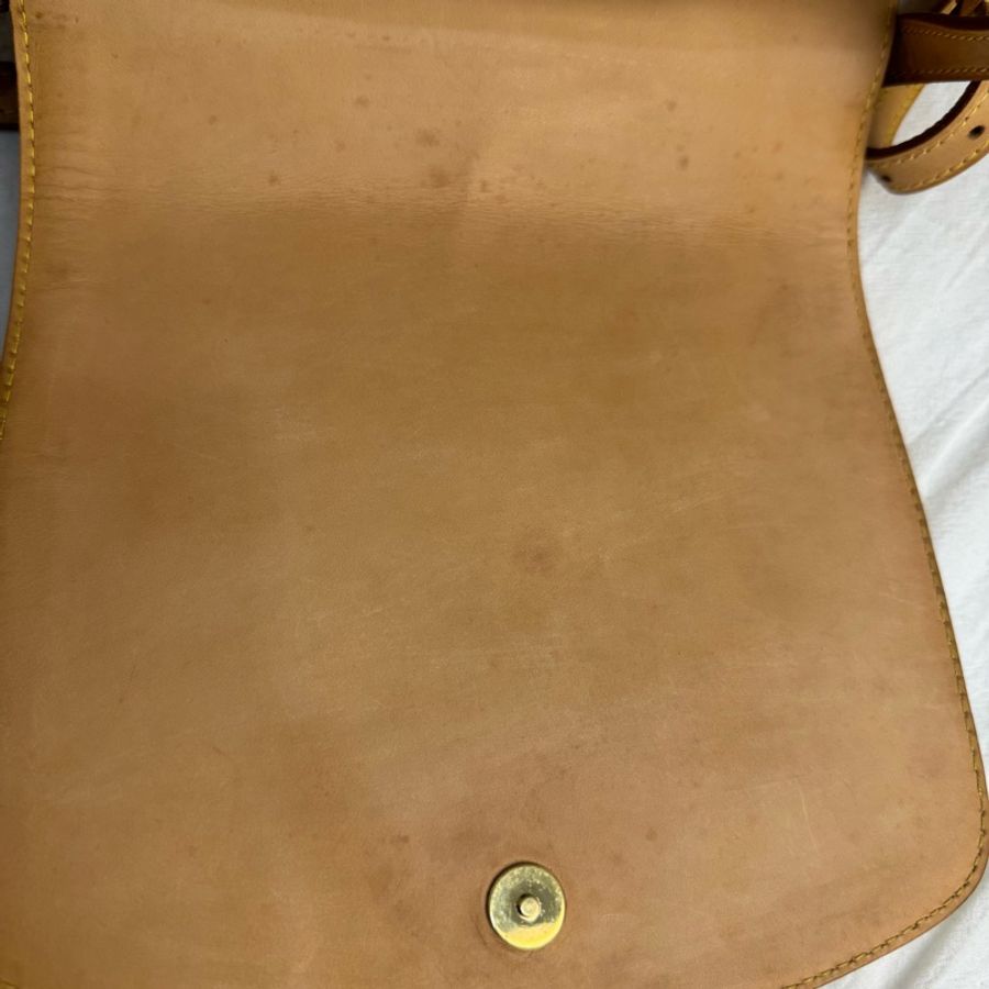 Louis Vuitton 黃色漆皮壓紋肩背包-37