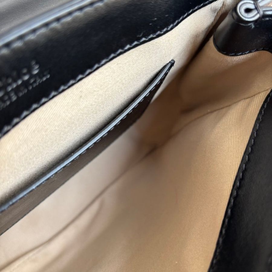 ::Chloe:: CHLOÉ C BAG 金屬C釦 黑色華面牛皮手提斜背包 側背包-32