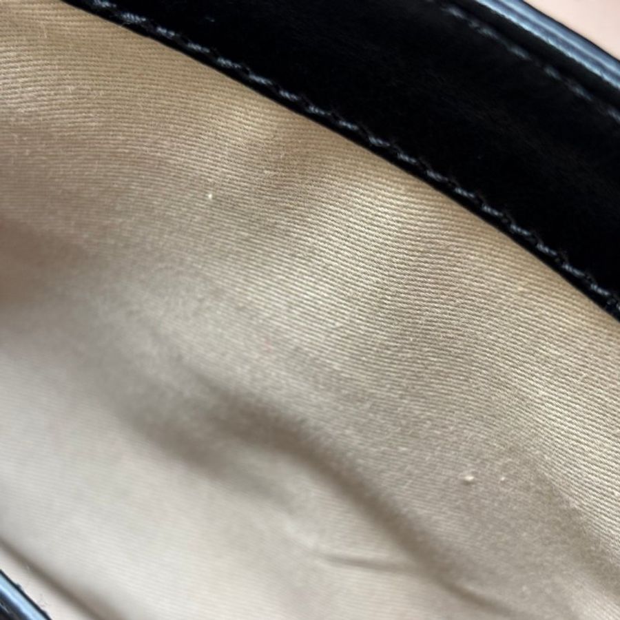 ::Chloe:: CHLOÉ C BAG 金屬C釦 黑色華面牛皮手提斜背包 側背包-38