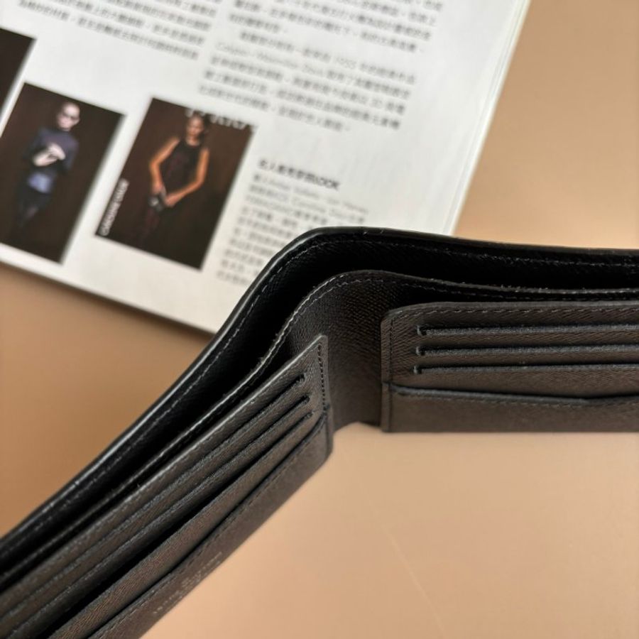 ::LOUIS VUITTON:: LV 黑色EPI水波紋皮革短夾 皮夾-15