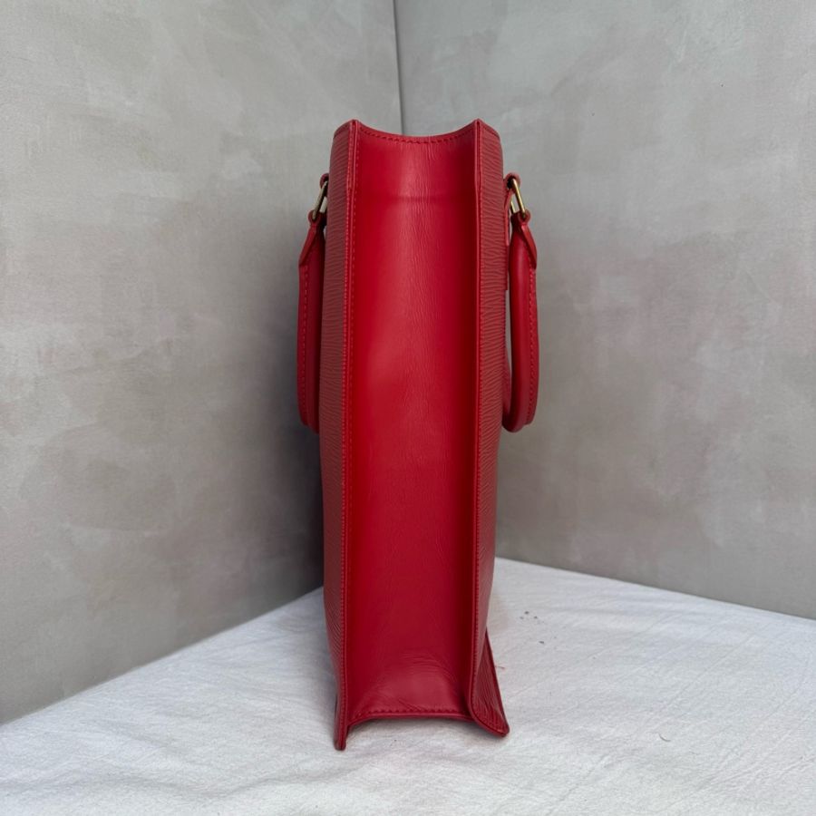 Louis Vuitton 紅色 EPI水波紋琴譜包-5