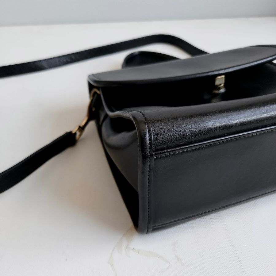 美製老品 #COACH 黑色梯形包 / 古典 / 老包 / VTG / 直男的小啞鈴-4