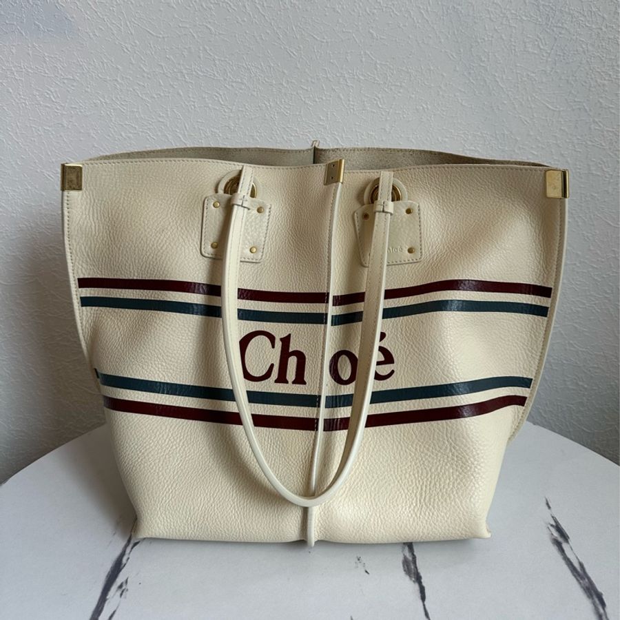 Chloe 托特全皮革 很好裝 很有型-0