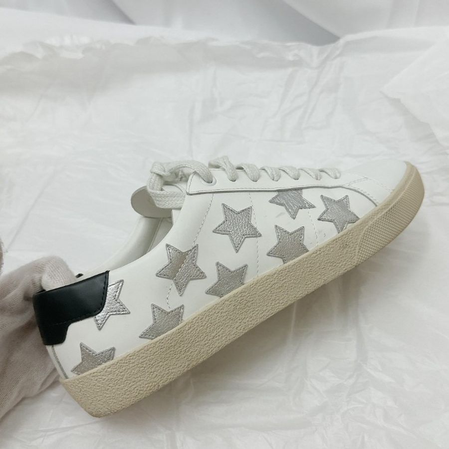 莉亞精品♡YSL星星小白鞋 尺碼38 二手美鞋-6