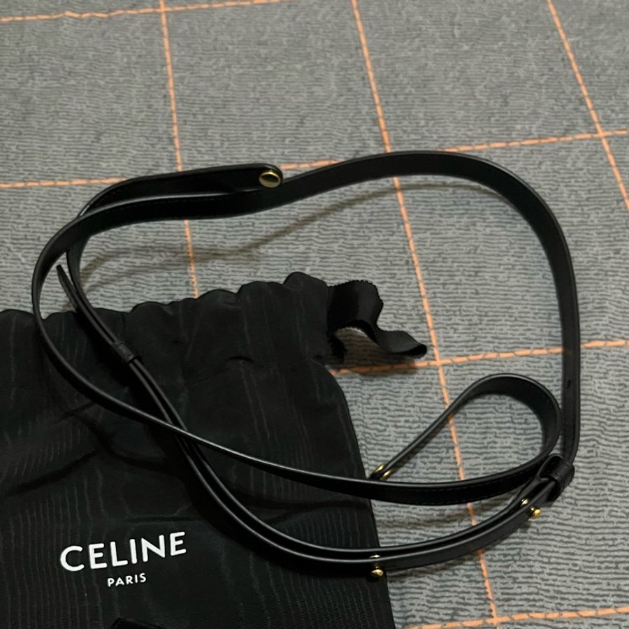 CELINE CLAUDE迷你手袋（黑）-13