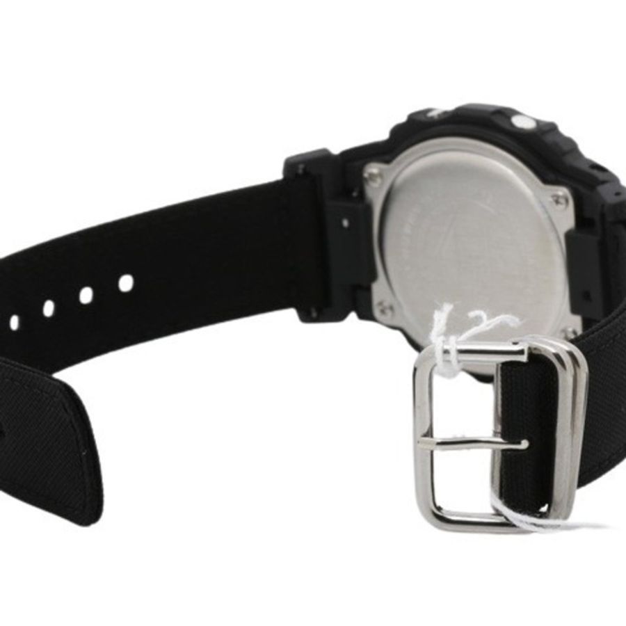 CASIO G-SHOCK Utility 黑色系列 DW-5600BCE-1DR 男士數位石英錶，附錶盤、不鏽鋼、樹脂和生態布料-3