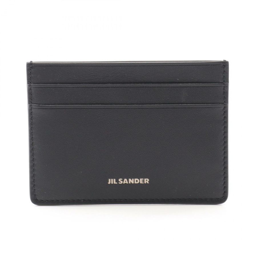 JIL SANDER 卡包/皮夾 J25VL0009P5458001 皮革 黑色 全新 男女通用-0