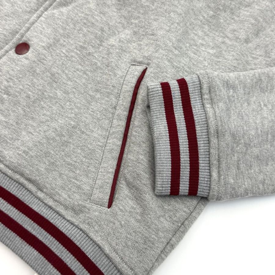 全新有吊牌 Celine外套 大C標誌Logo Jacket 100棉棒球服 灰色經典百搭款學院風 XS碼-2