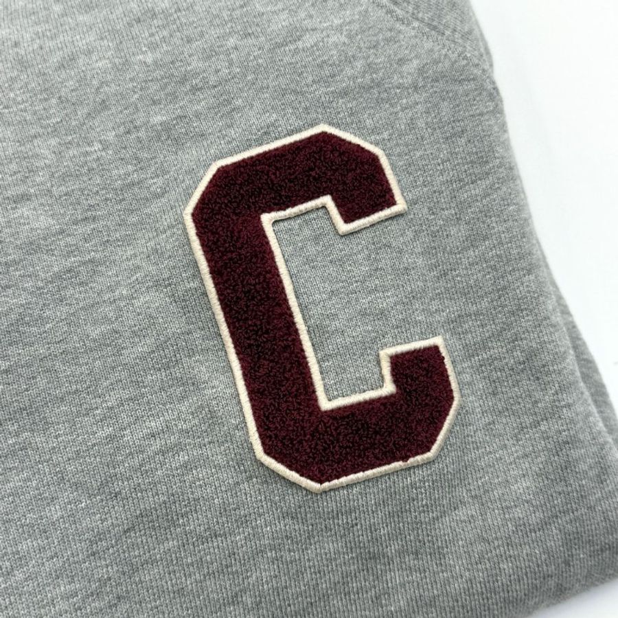 全新有吊牌 Celine外套 大C標誌Logo Jacket 100棉棒球服 灰色經典百搭款學院風 XS碼-5