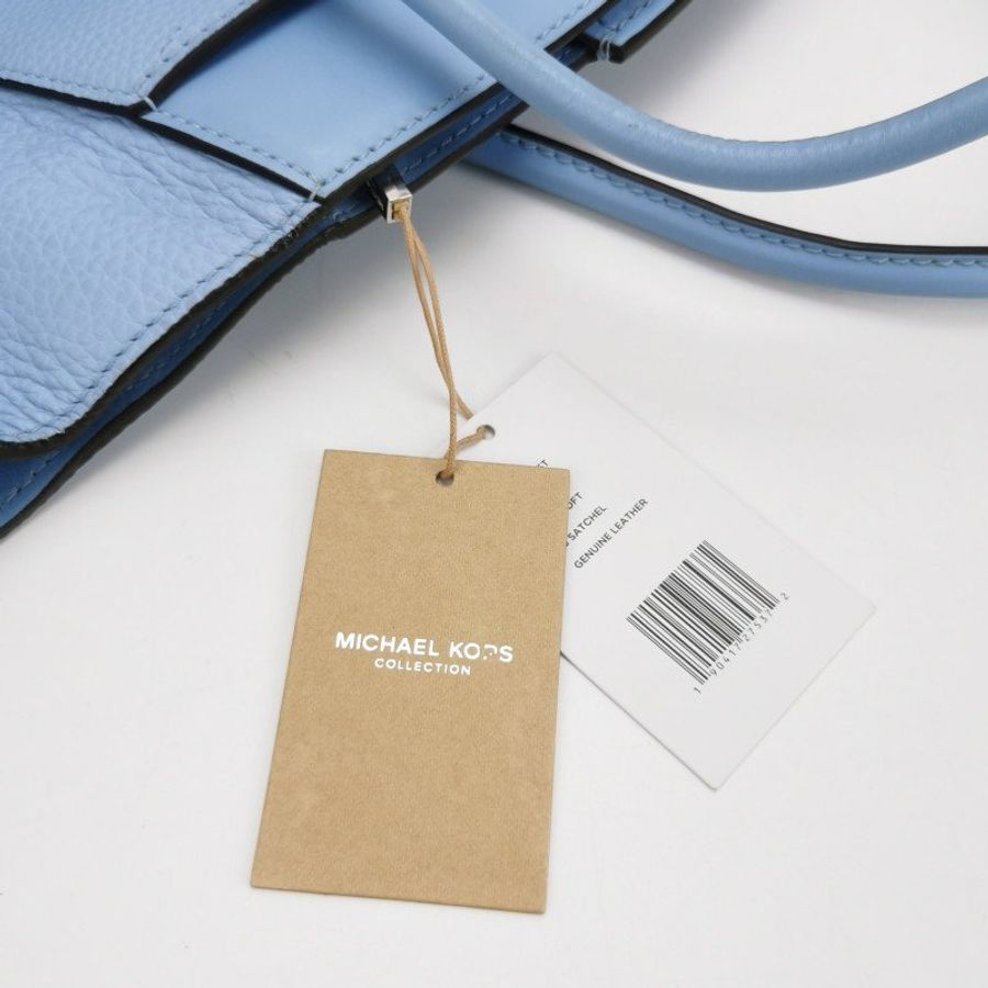 Michael Kors (MK) Bancroft 系列 牛皮 純色 手提包-8