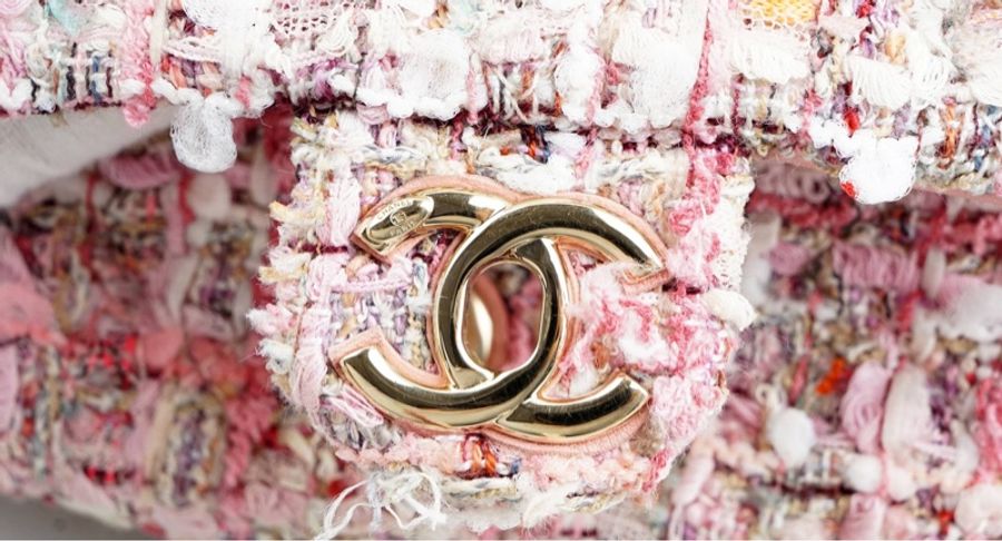 CHANEL 编制珍珠小号单肩包-17