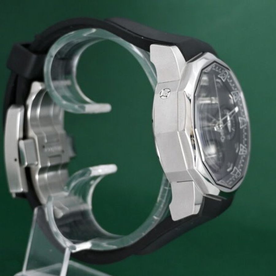 9成5新 CORUM 崑崙錶 ADMIRAL Admiral’s Cup Challenge 01.0071 Automatic Chronograph 43mm Date Black Dial Box&Papers (思英Ora)-4