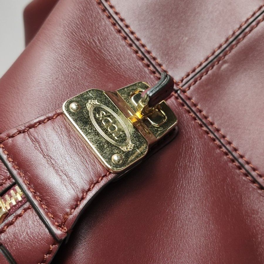 Tod's D-bag 牛皮 純色 手提包-11