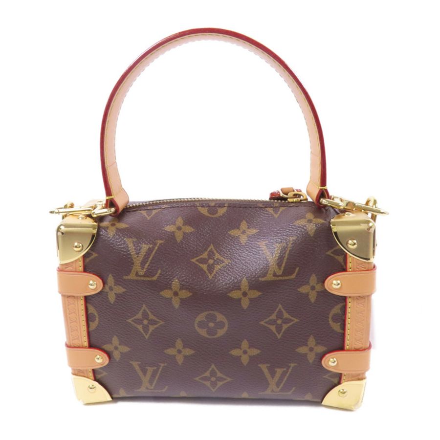 LOUIS VUITTON Monogram Side Trunk PM金扣手挽肩背兩用袋-1