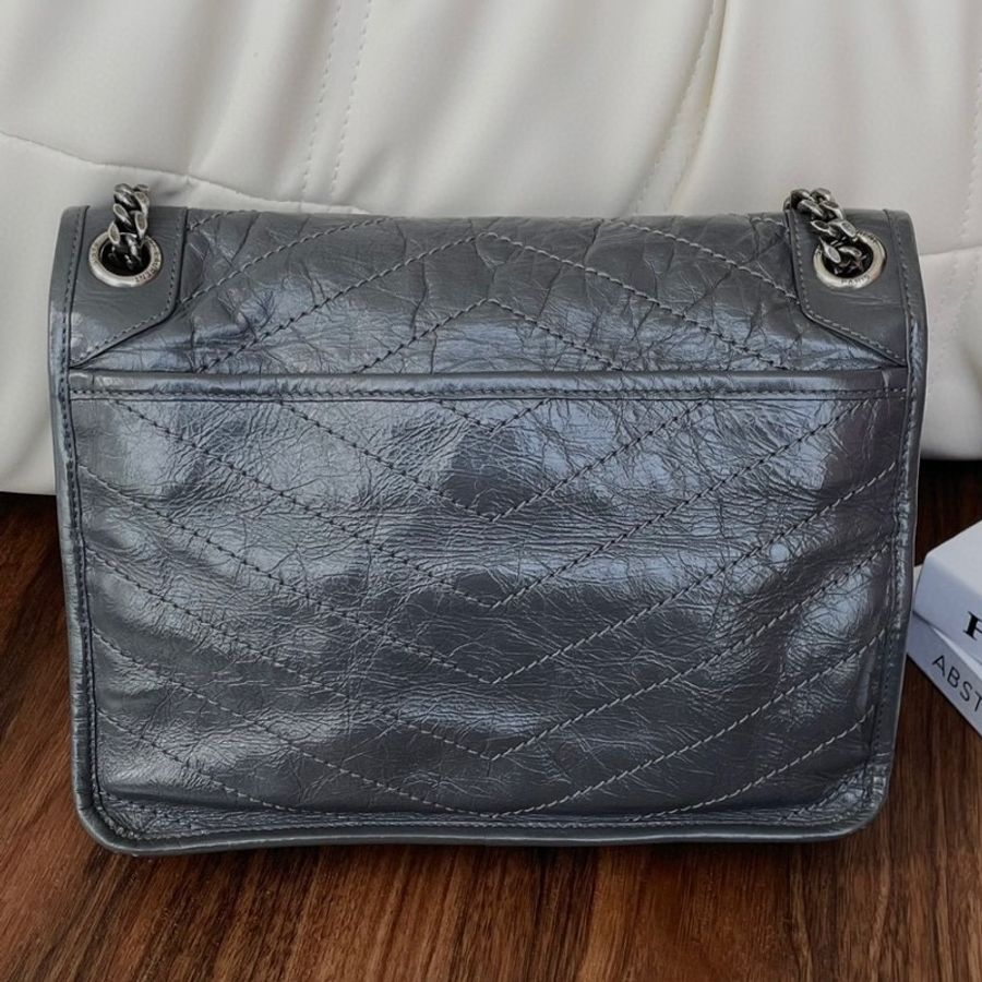 ysl niki中號灰色尺寸28*20*9 年份2019-2