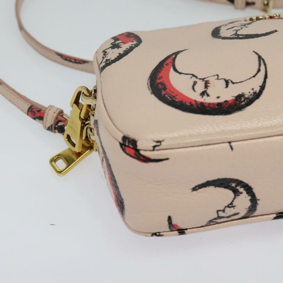 【日本直送】Miu Miu 粉紅金色皮革肩背包,正品編號 138543-8