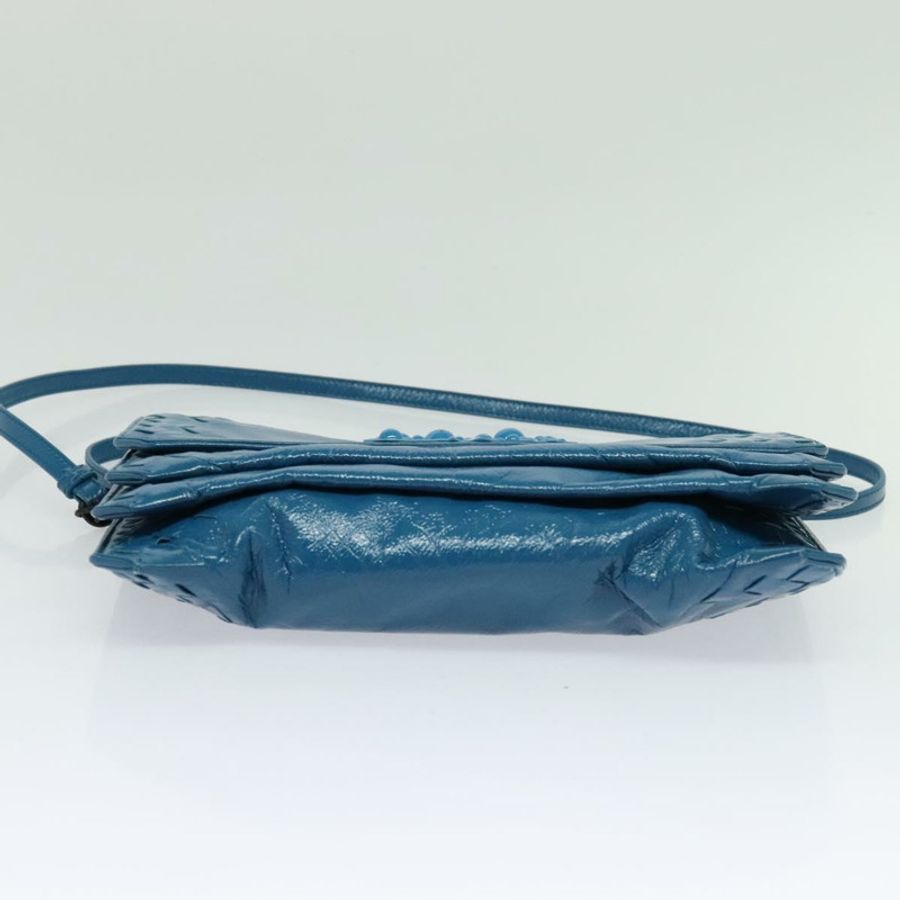 【日本直送】BOTTEGA VENETA INTRECCIATO 皮革肩包 藍色 正品 bs28779-4