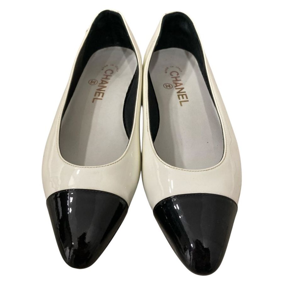 CHANEL 香奈兒 芭蕾舞鞋 漆皮 SIZE:EU37.5-1