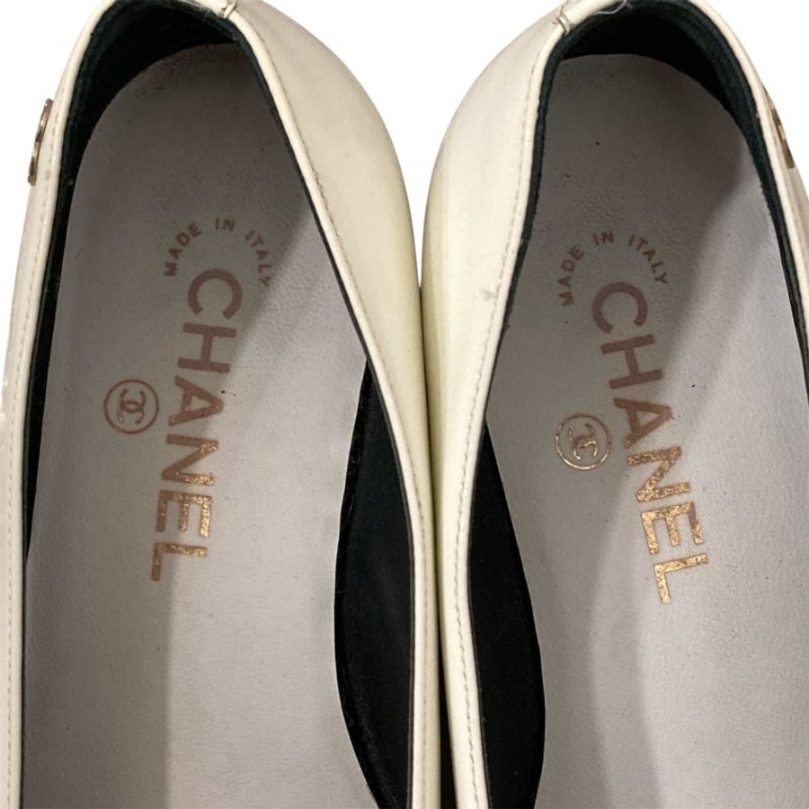 CHANEL 香奈兒 芭蕾舞鞋 漆皮 SIZE:EU37.5-5