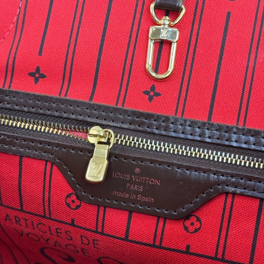 Louis Vuitton 棋盤格MM Neverfull托特包🖌️經典保值款-18