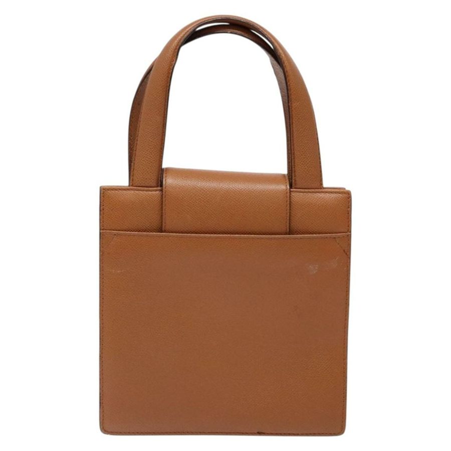 【日本直送】寶格麗(BVLGARI)棕色金色皮革手提包,正品編號138226-1