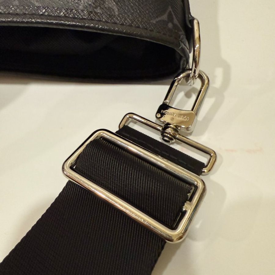Louis Vuitton - 黑色老花WEEKEND Toteg手提肩背托特包-9