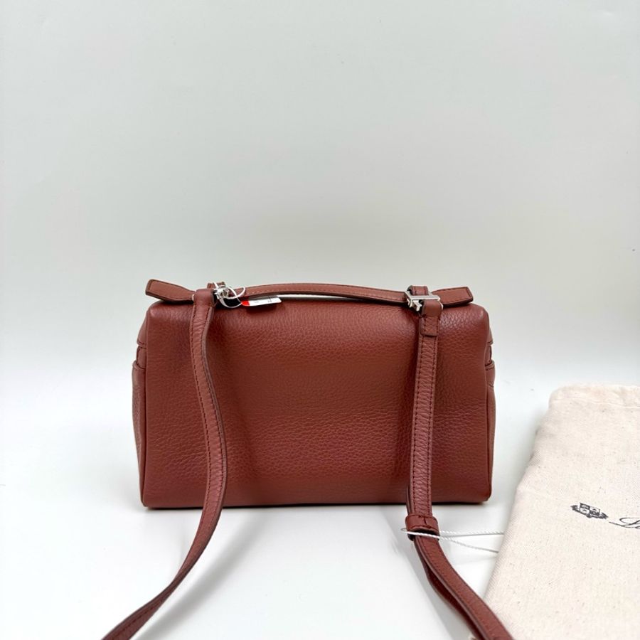Loro Piana / 諾悠翩雅 19 磚紅色飯盒包-6
