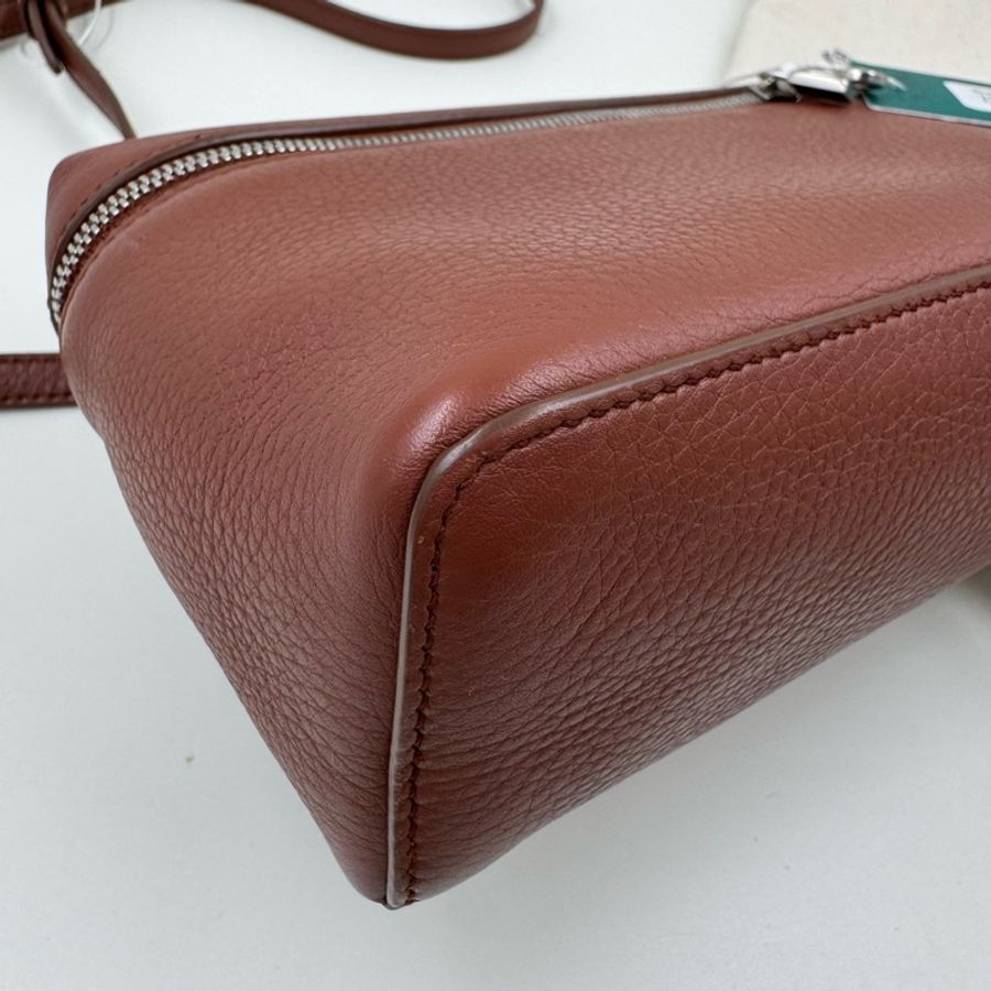 Loro Piana / 諾悠翩雅 19 磚紅色飯盒包-8