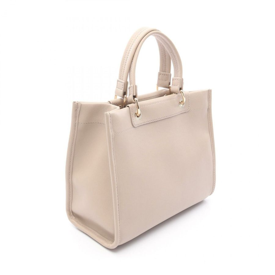 Longchamp Cabas S 手提單肩包 10309HGO266 皮革 米色 全新-1