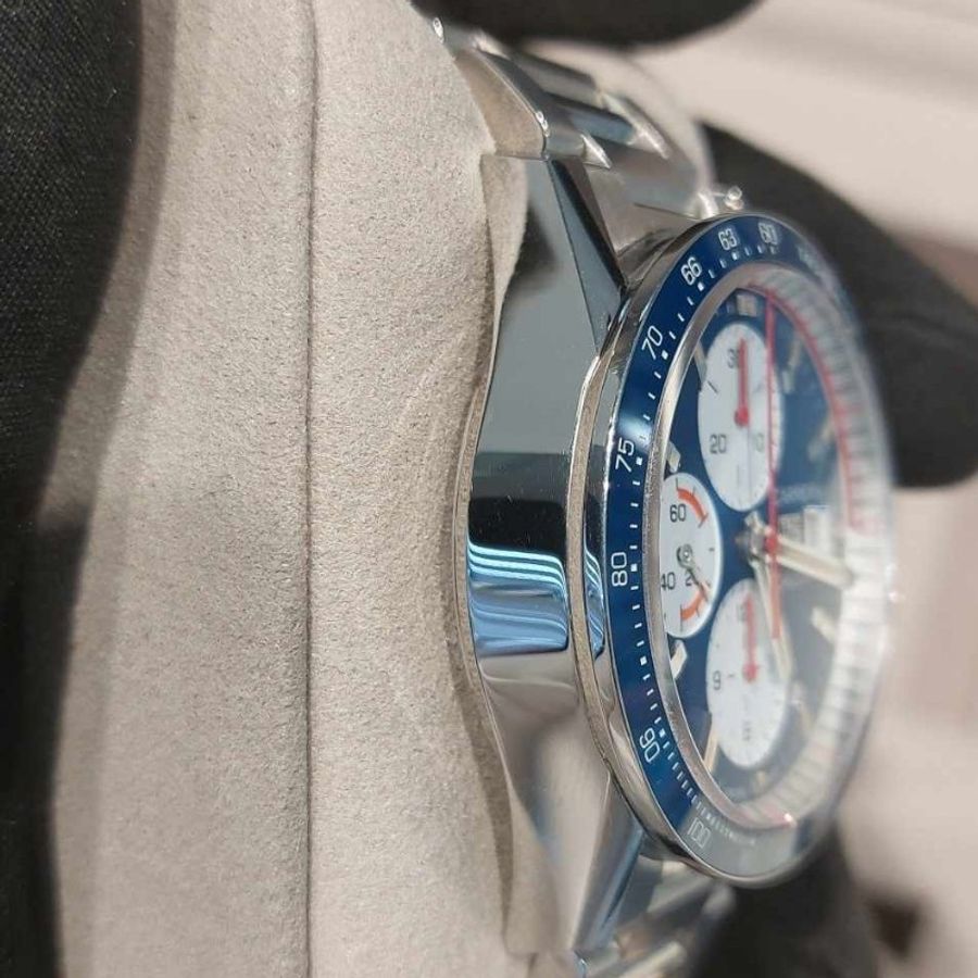9成新 防水錶 TAG HEUER Carrera Chronograph Watch with Silver Steel Bracelet CV201AR.BA0715 (思英Vito)-1