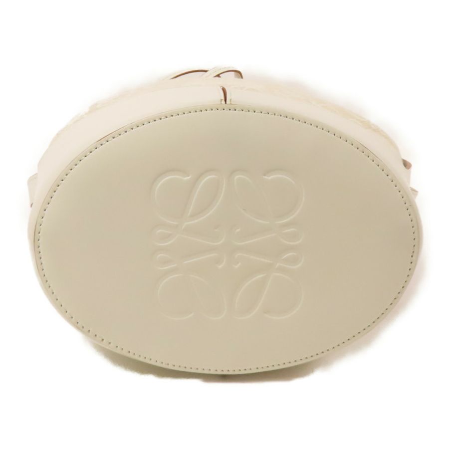 LOEWE 【激減優惠】帆布/牛皮皮革Balloon Anagram手挽肩背兩用袋-3