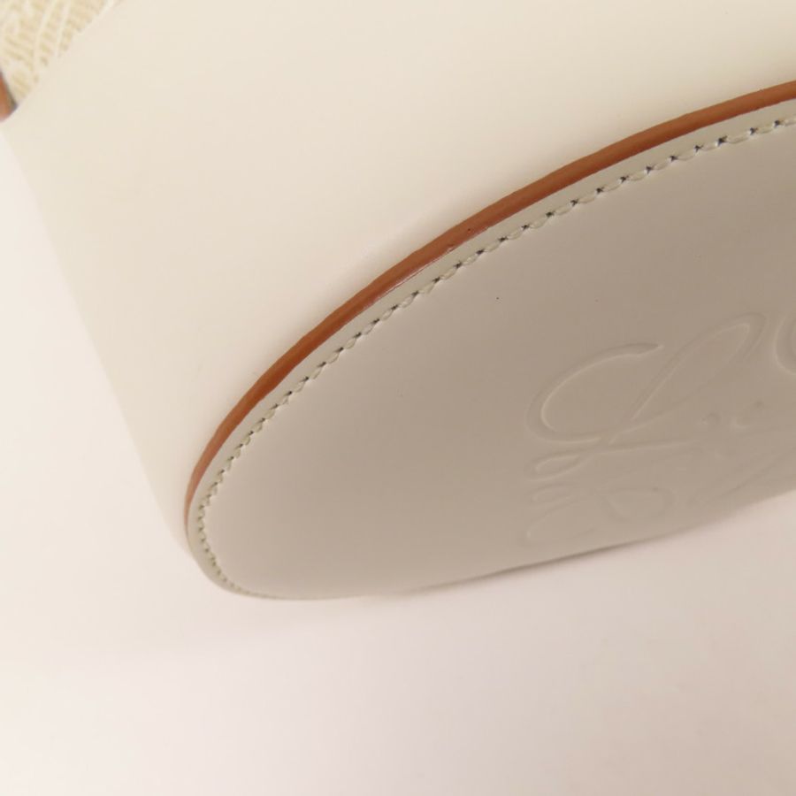 LOEWE 【激減優惠】帆布/牛皮皮革Balloon Anagram手挽肩背兩用袋-7