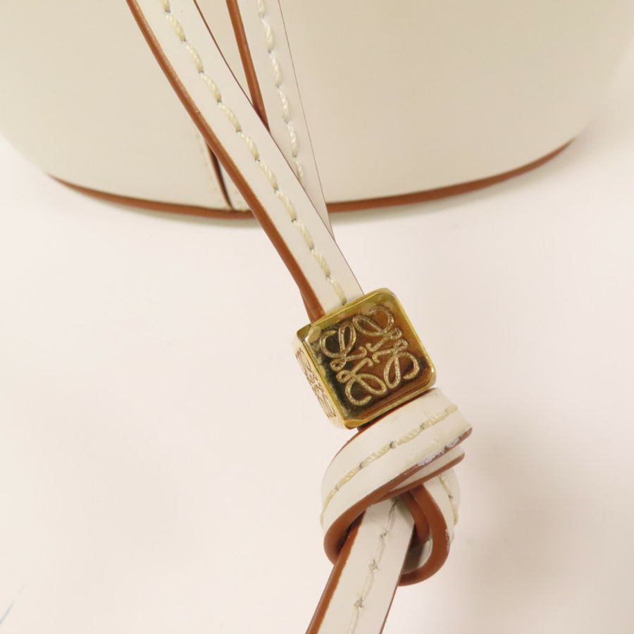 LOEWE 【激減優惠】帆布/牛皮皮革Balloon Anagram手挽肩背兩用袋-11