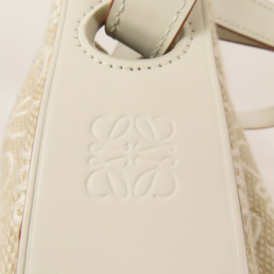 LOEWE 【激減優惠】帆布/牛皮皮革Balloon Anagram手挽肩背兩用袋-14