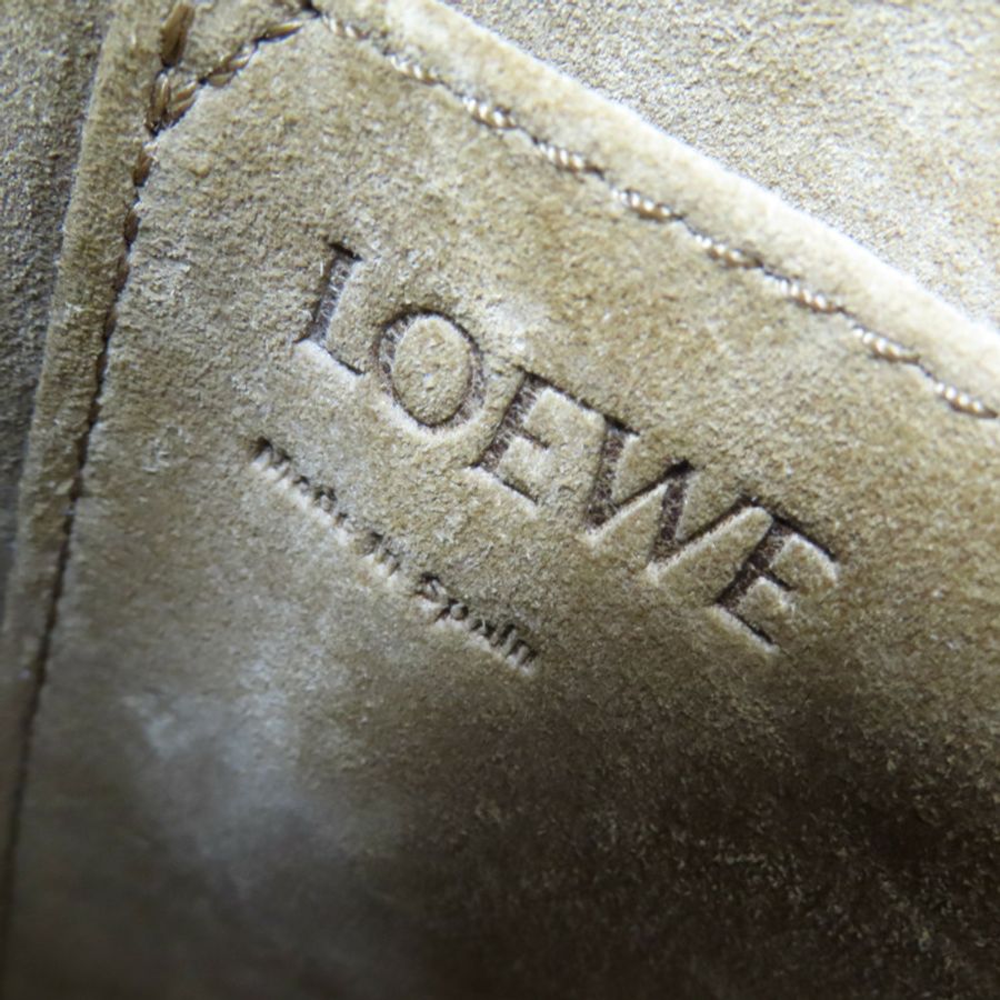 LOEWE 【激減優惠】帆布/牛皮皮革Balloon Anagram手挽肩背兩用袋-15