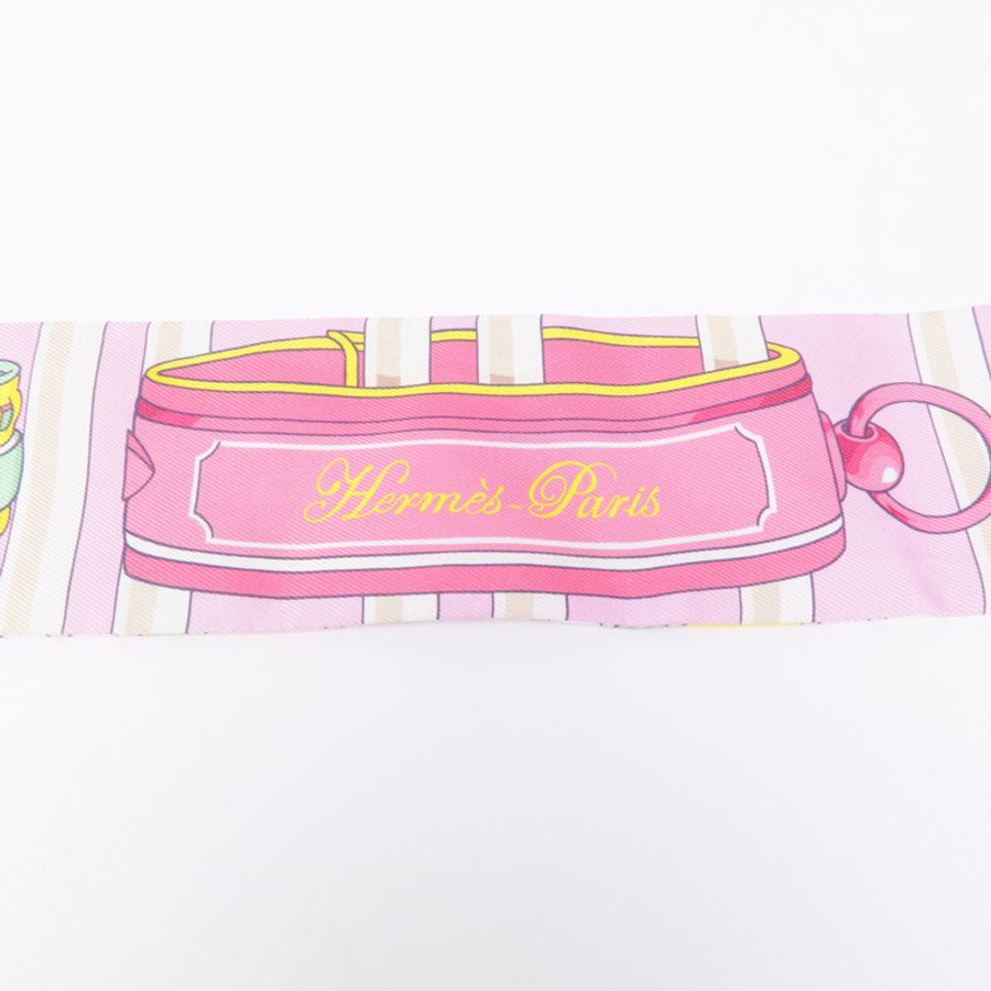 HERMES 【Hermes Fair】絲質Twilly絲巾-4