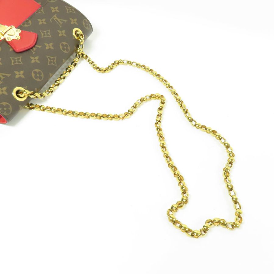 LOUIS VUITTON 【激減優惠】Monogram Victoire金扣鏈帶肩背袋-9