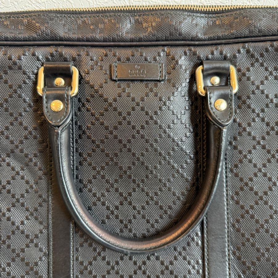 Gucci 公事包💼 全皮革-1